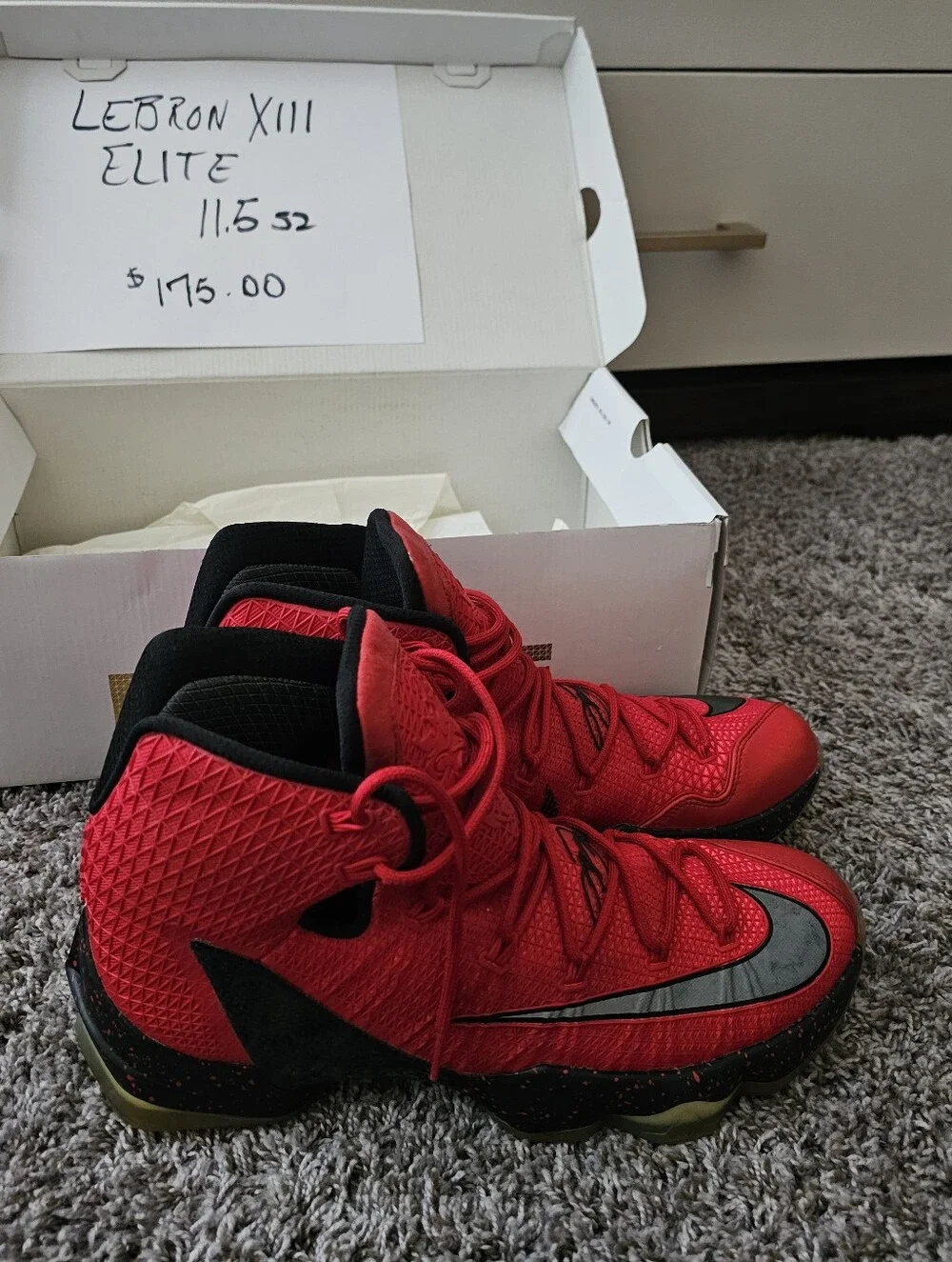 Lebron XIII Elite, size-11.5, $175.00, Great Condition